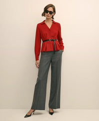 Viscose Peplum Blouse