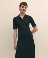 Viscose Polo Knit Dress