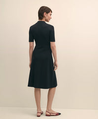 Viscose Polo Knit Dress