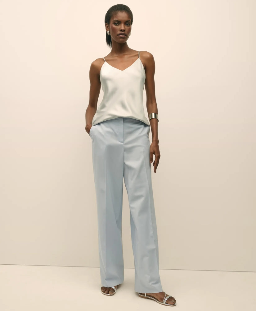 V-Neck Camisole in Washable Silk Charmeuse