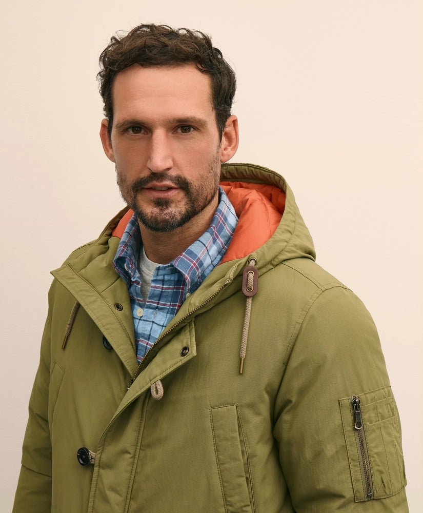 Water-Resistant Down Hooded Parka