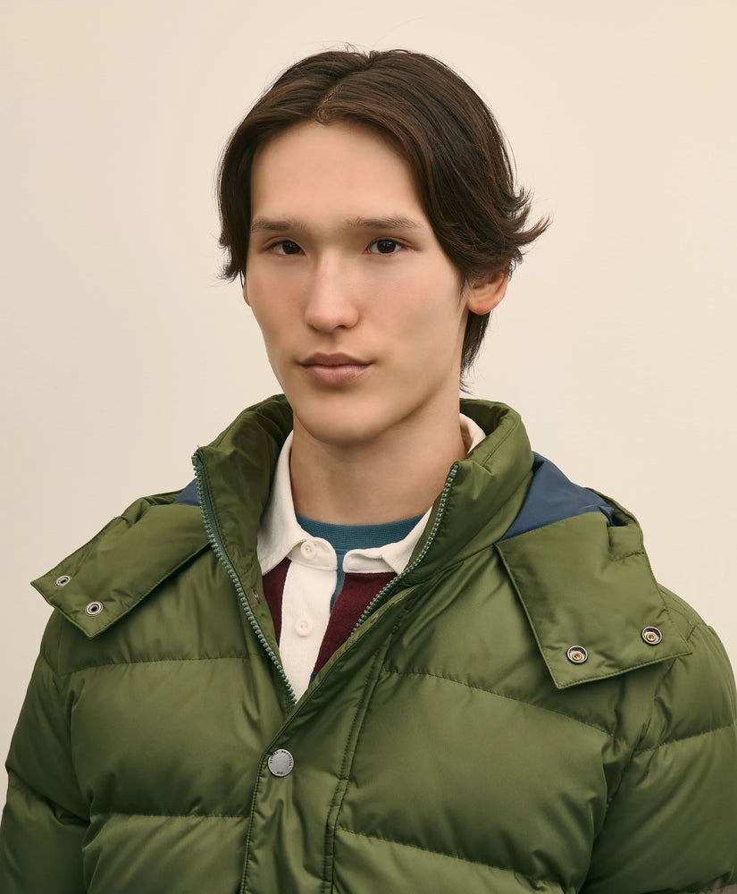 Water-Resistant Down Puffer Jacket