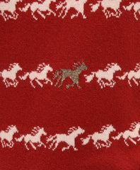 Women's Lunar New Year Merino-Wool-Blend Crewneck Sweater