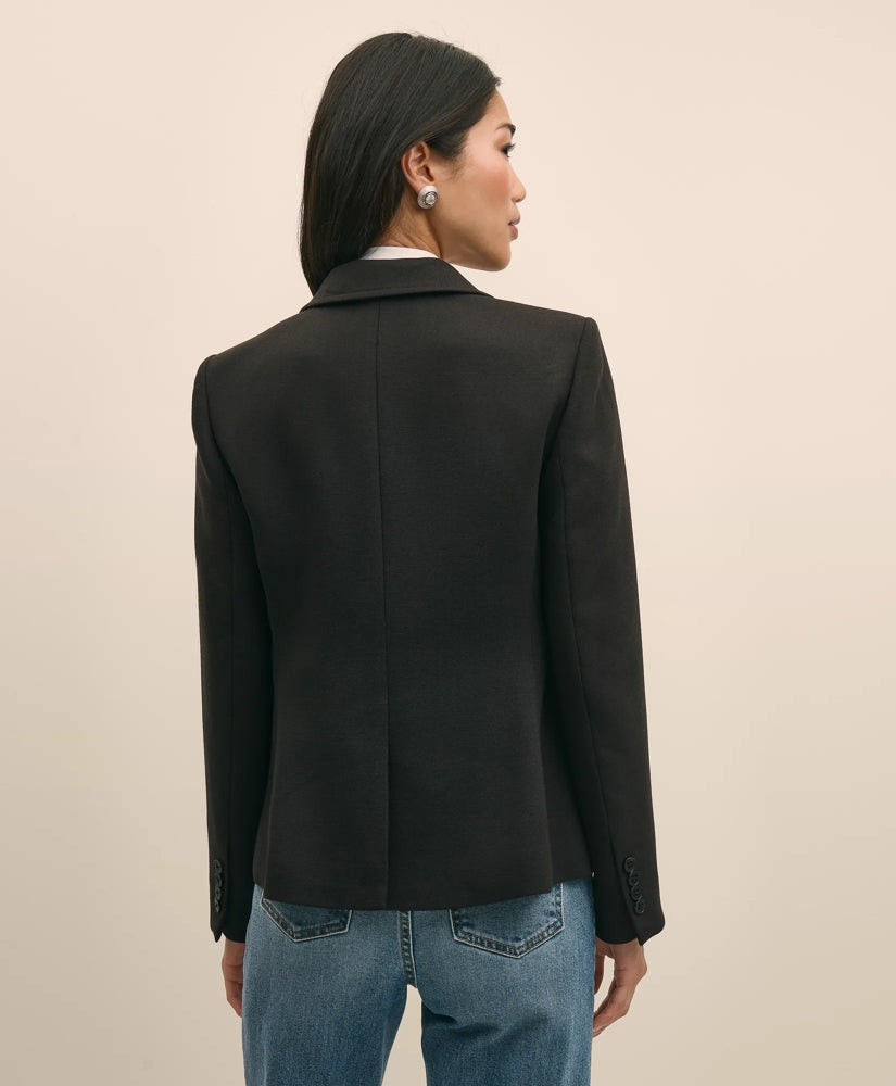 Wool-Blend Horsebit Detail Jacket