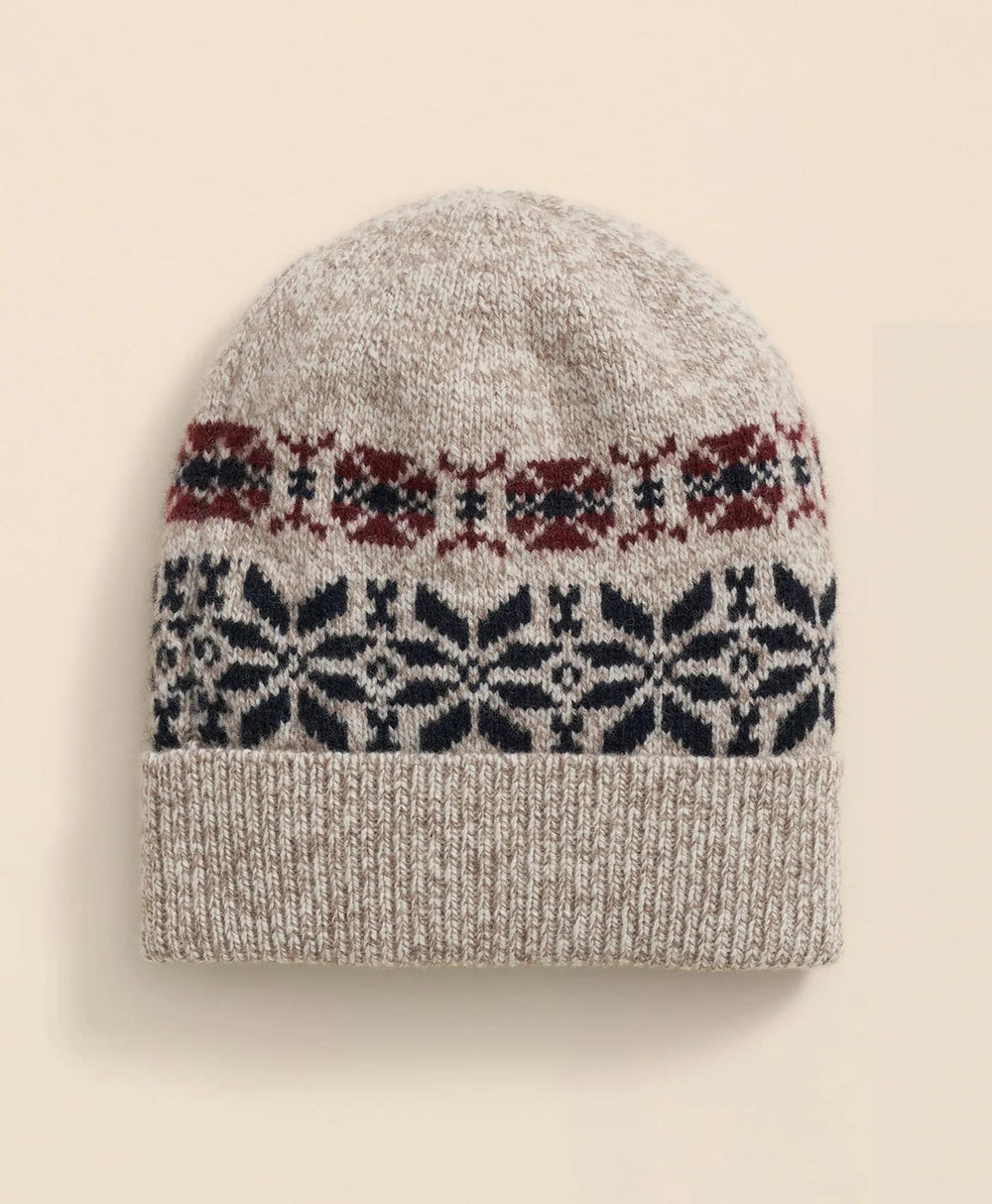 Wool-Cashmere Archive Jacquard Beanie Hat