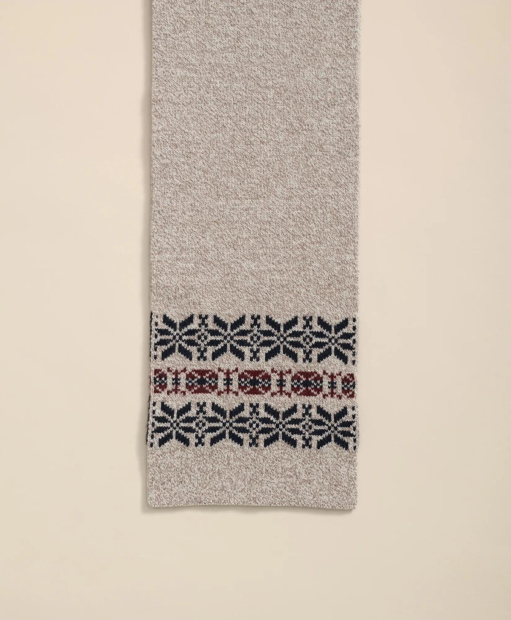 Wool-Cashmere Archive Jacquard Scarf