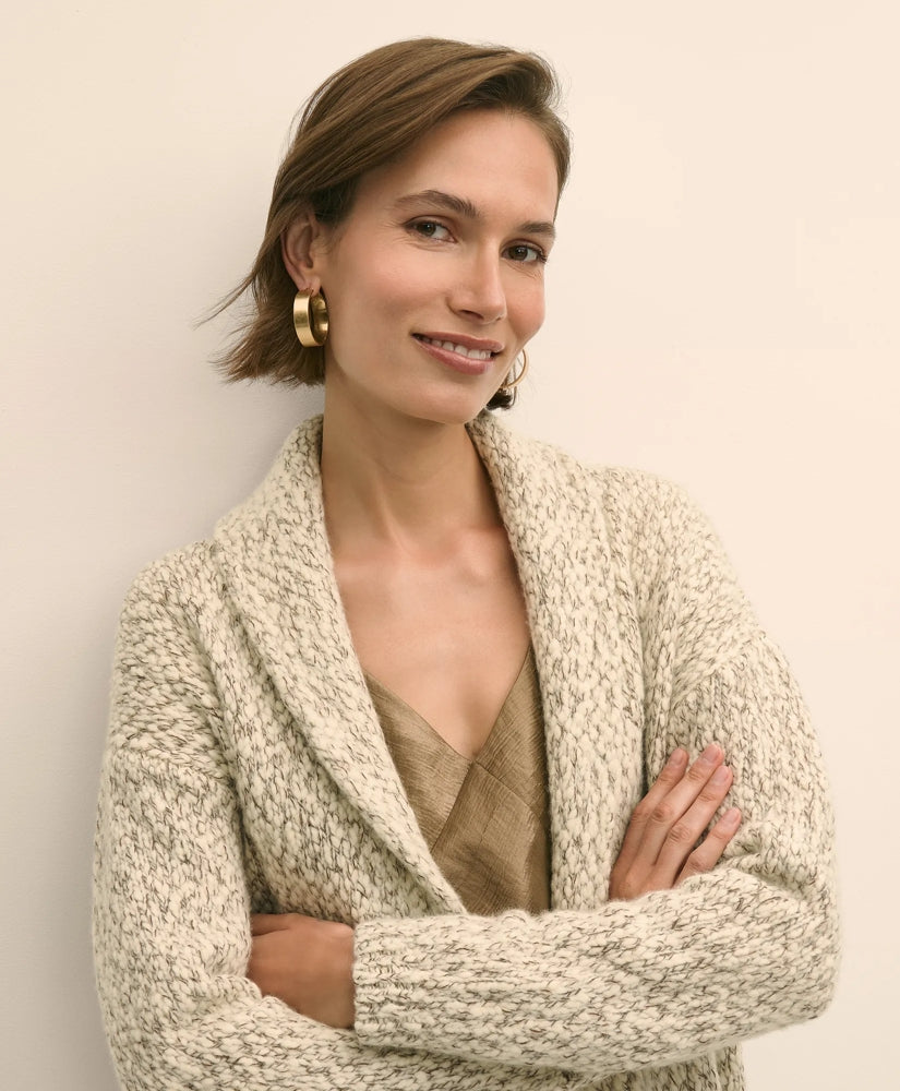 Wool-Cashmere Long Cardigan