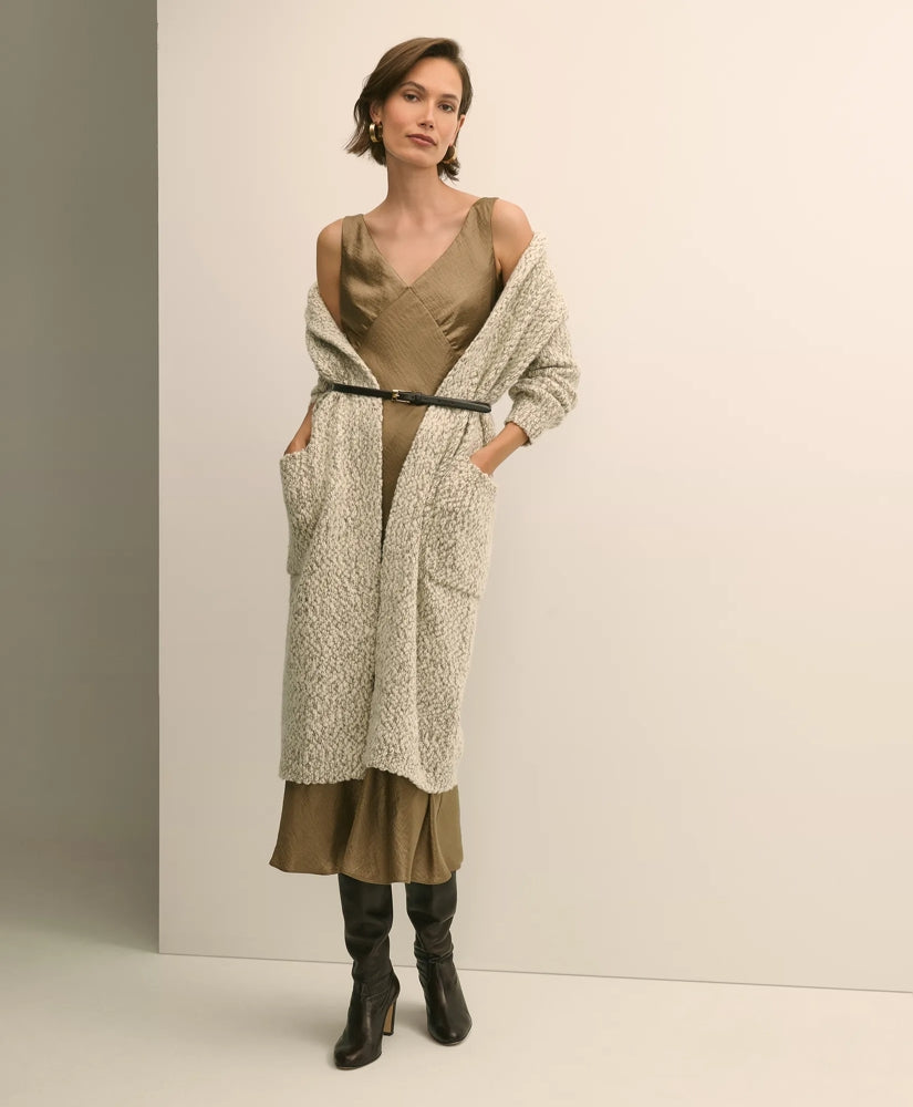 Wool-Cashmere Long Cardigan