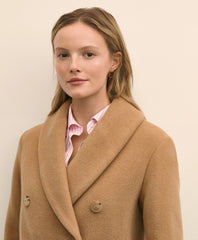 Wool Oversized Shawl Collar Coat