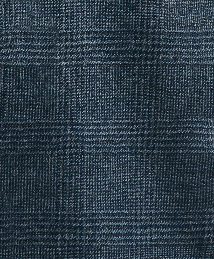 Wool Plaid Double-Breasted Jacket