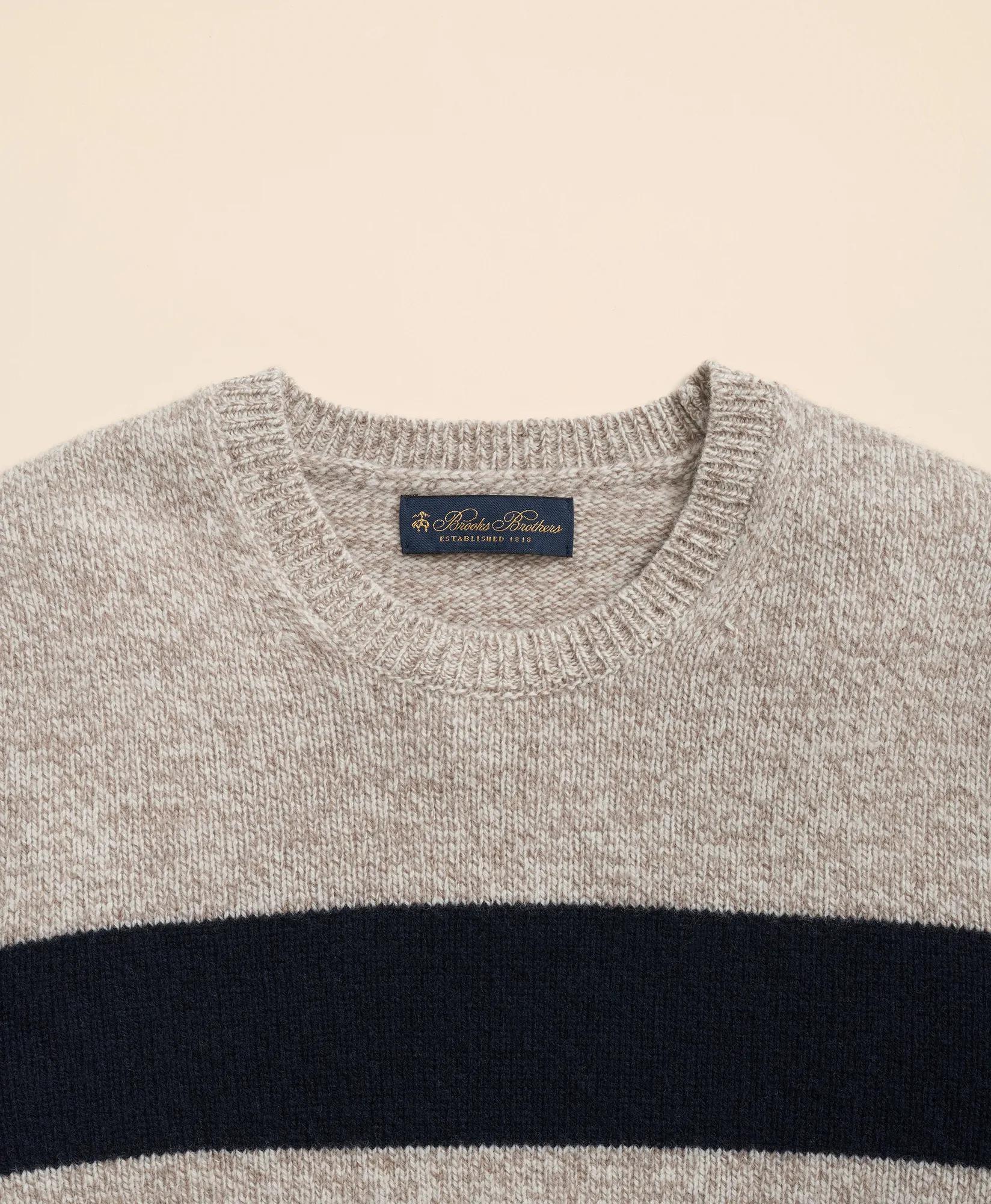 Wool Ragg Stripe Sweater