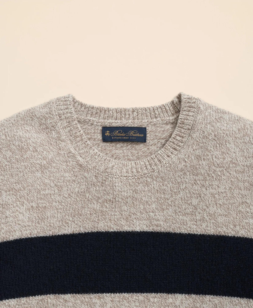 Wool Ragg Stripe Sweater