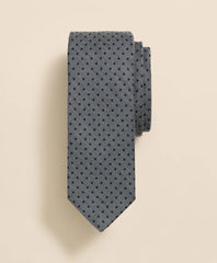 Wool-Silk Textured Dot Tie
