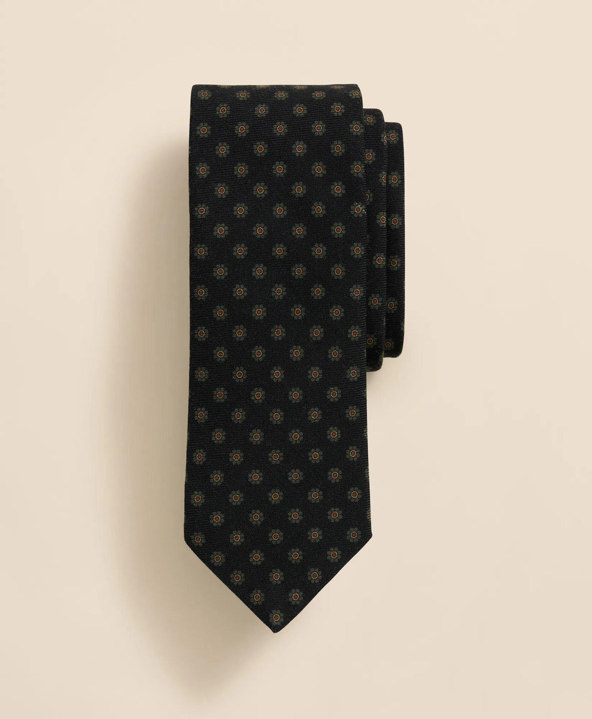 Wool Small Flower Tie