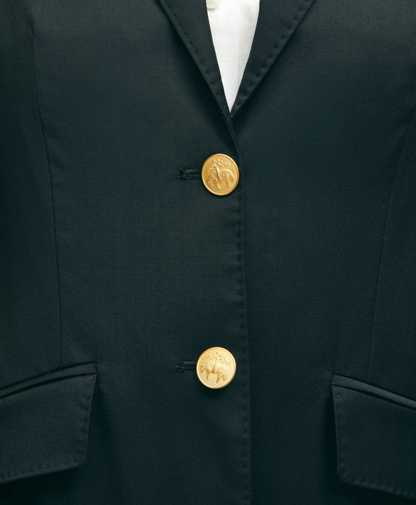 Wool Two-Button Blazer