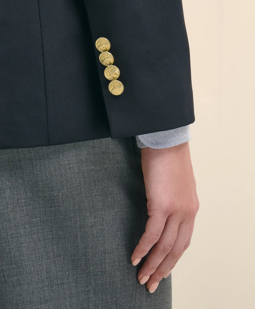 Wool Two-Button Blazer