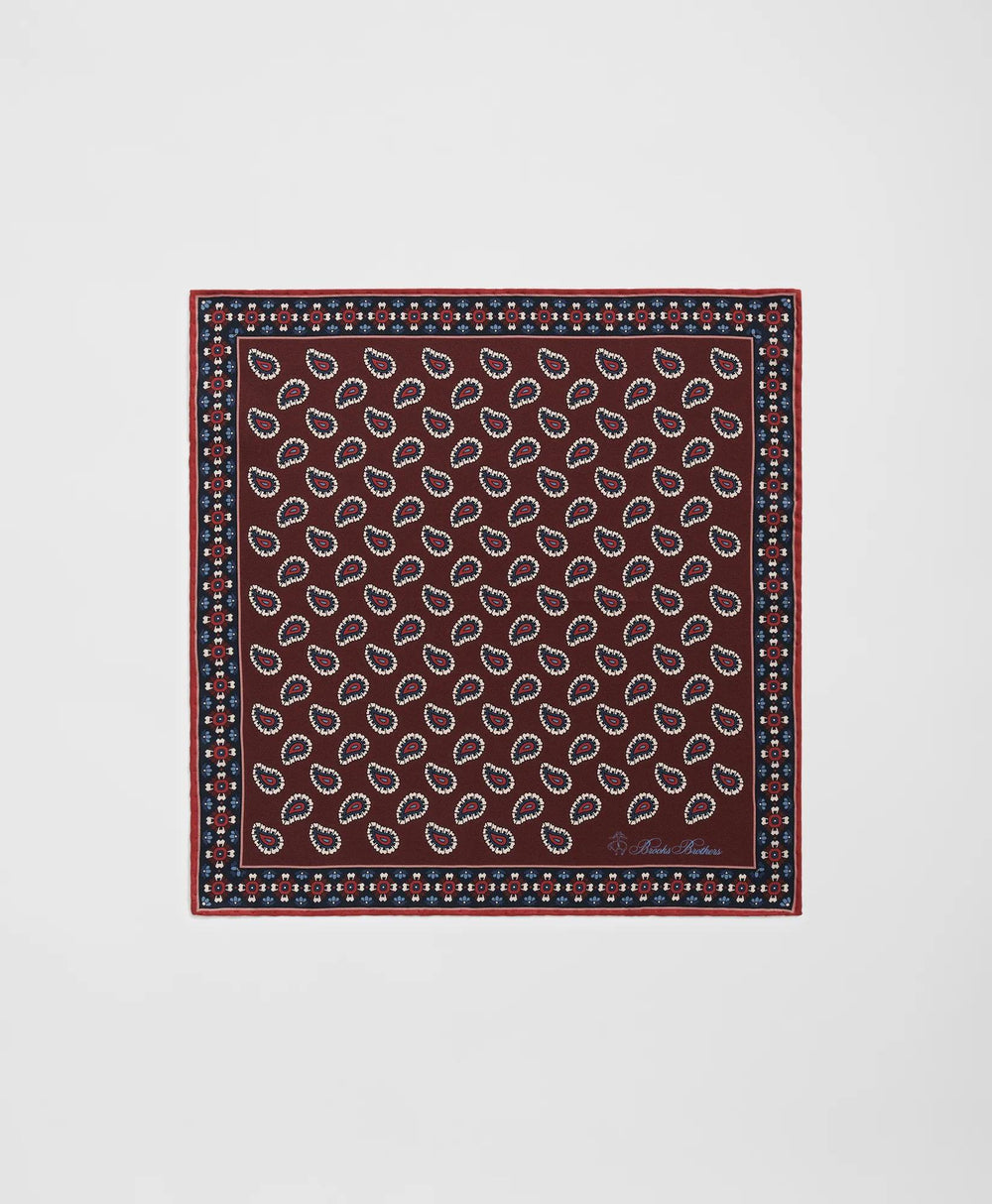Paisley Silk Pocket Square