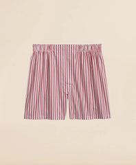 Cotton Broadcloth Butcher-Stripe Boxers