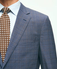 Traditional Fit Wool Checked 1818 Suit