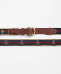 Ribbon Overlay Brooks Brothers Crest Belt