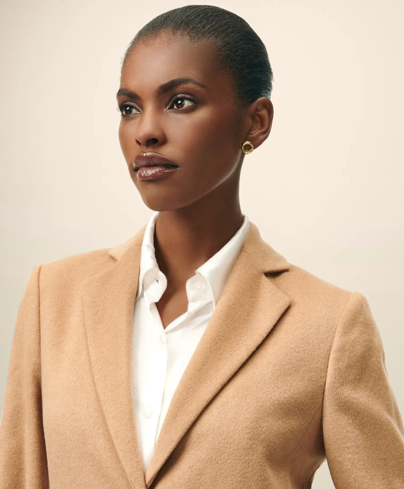 Camel Hair Car Coat