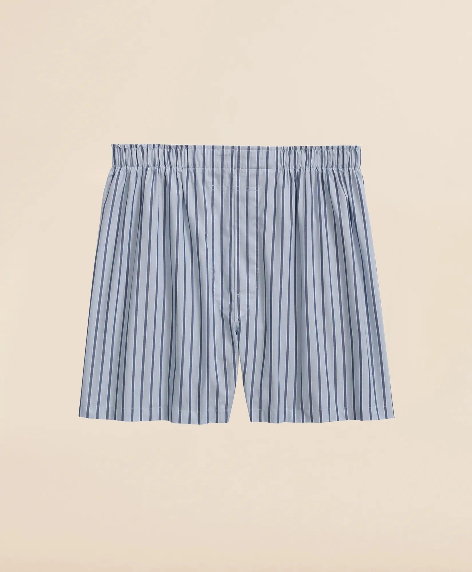 Cotton Broadcloth Striped Boxers