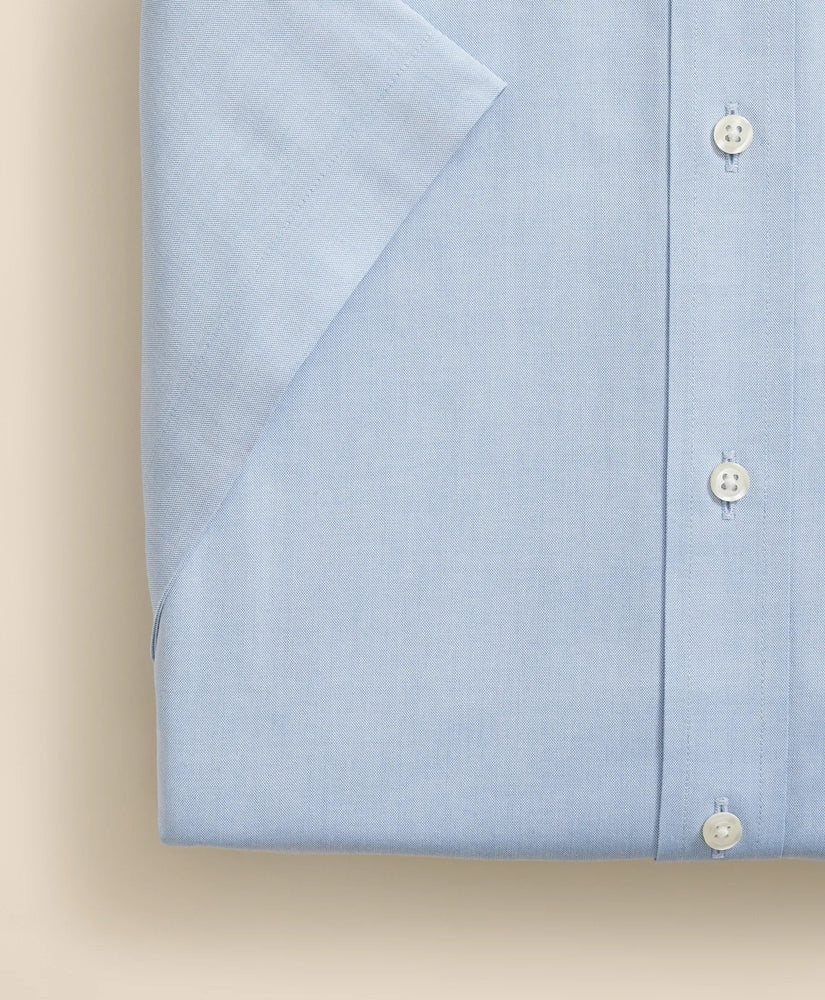 Stretch Supima® Cotton Non-Iron Ainsley Collar, Short-Sleeve Dress Shirt