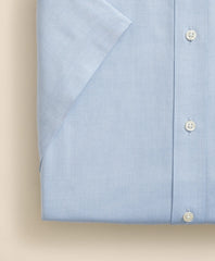 Stretch Supima® Cotton Non-Iron Ainsley Collar, Short-Sleeve Dress Shirt