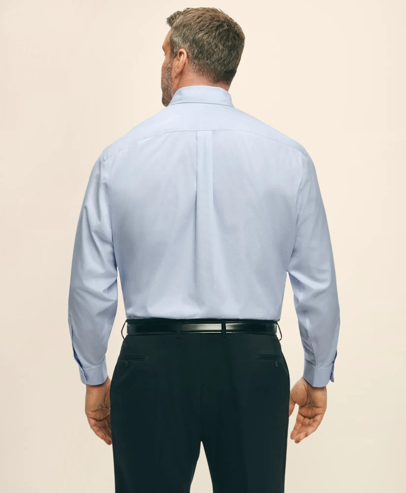 Big & Tall Stretch Dress Shirt, Non-Iron Pinpoint Button-Down Collar