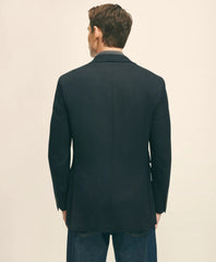 Slim Fit Stretch Wool Hopsack Blazer