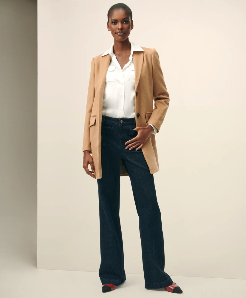 Camel Hair Car Coat
