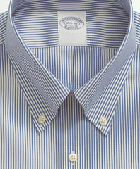 Stretch Supima® Cotton Non-Iron Pinpoint Oxford Button-Down Collar, Candy Stripe Dress Shirt