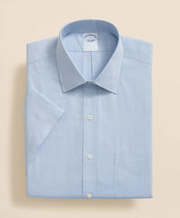 Stretch Supima® Cotton Non-Iron Ainsley Collar, Short-Sleeve Dress Shirt