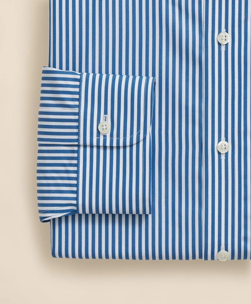 Pure Supima® Cotton Regular-Finish Polo Button Down Collar, Candy Stripe Dress Shirt