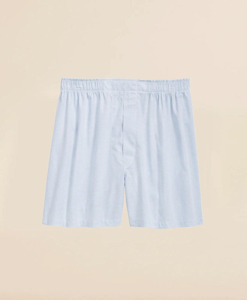 Cotton Broadcloth Double Checked Boxers