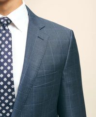 Classic Fit Wool Windowpane 1818 Suit