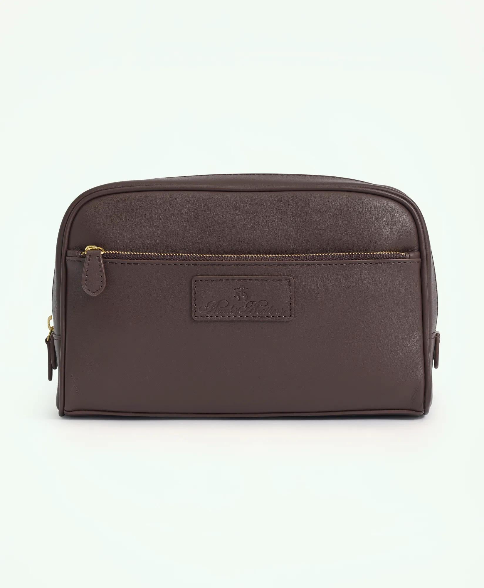 Large Leather Dopp Kit