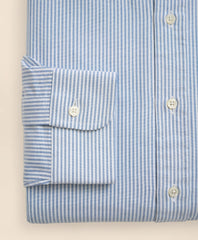 American-Made Oxford Cloth Button-Down Stripe Dress Shirt