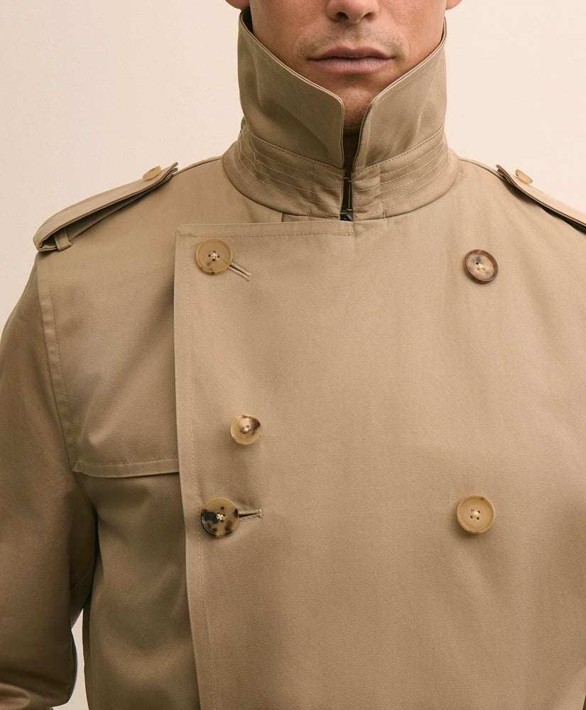 Supima® Cotton Gabardine Trench Coat