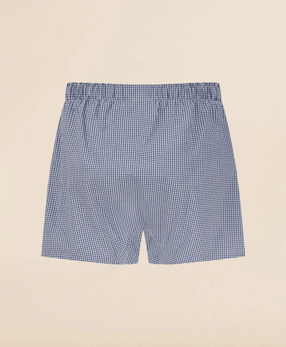 Slim Fit Cotton Broadcloth Check Boxers