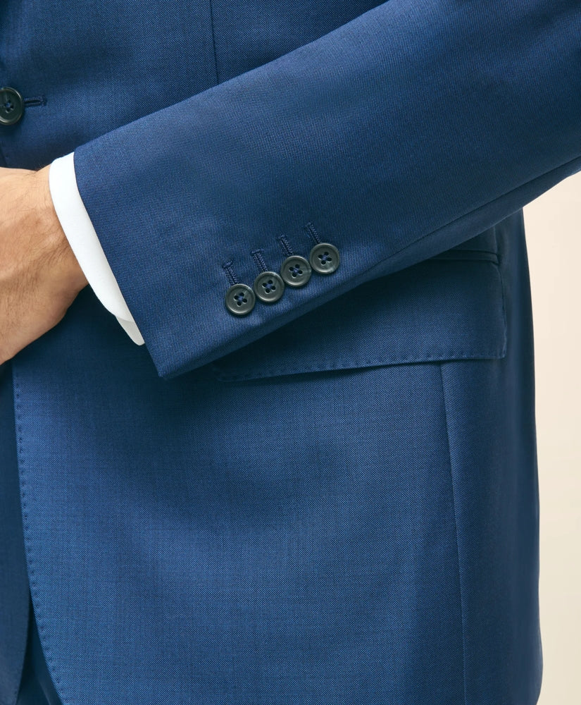 Traditional Fit Wool Sharkskin 1818 Suit