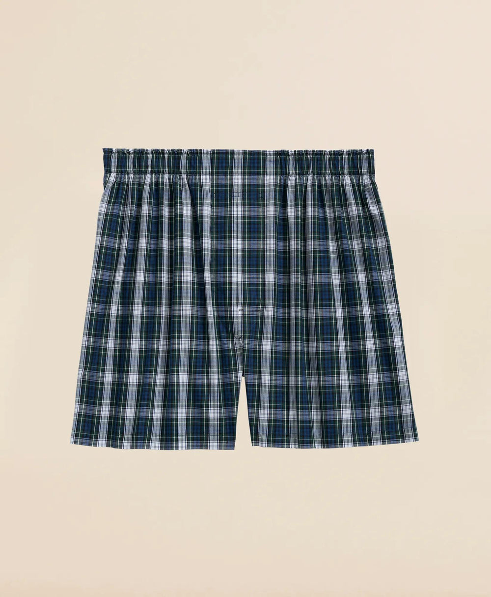 Cotton Poplin Tartan Boxers