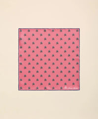 Silk Equestrian Motif Pocket Square