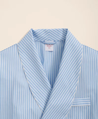 Cotton Broadcloth Bengal Striped Robe