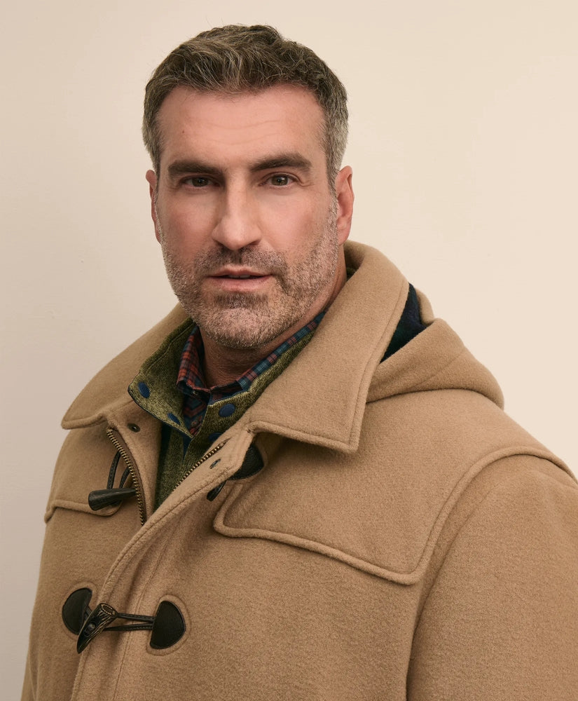 Big & Tall Classic Wool Duffle Coat