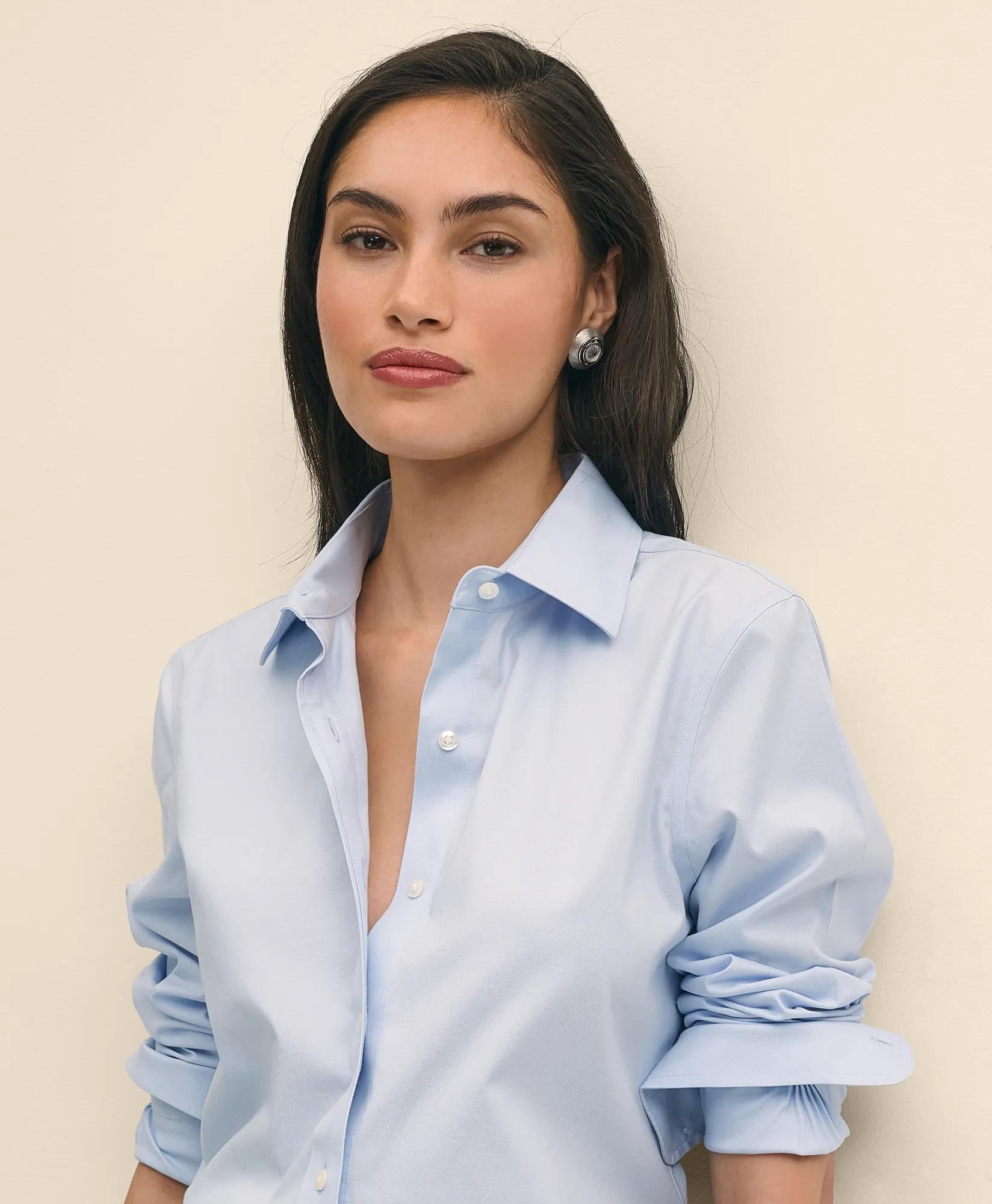 Classic-Fit Non-Iron Stretch Supima® Cotton Dress Shirt