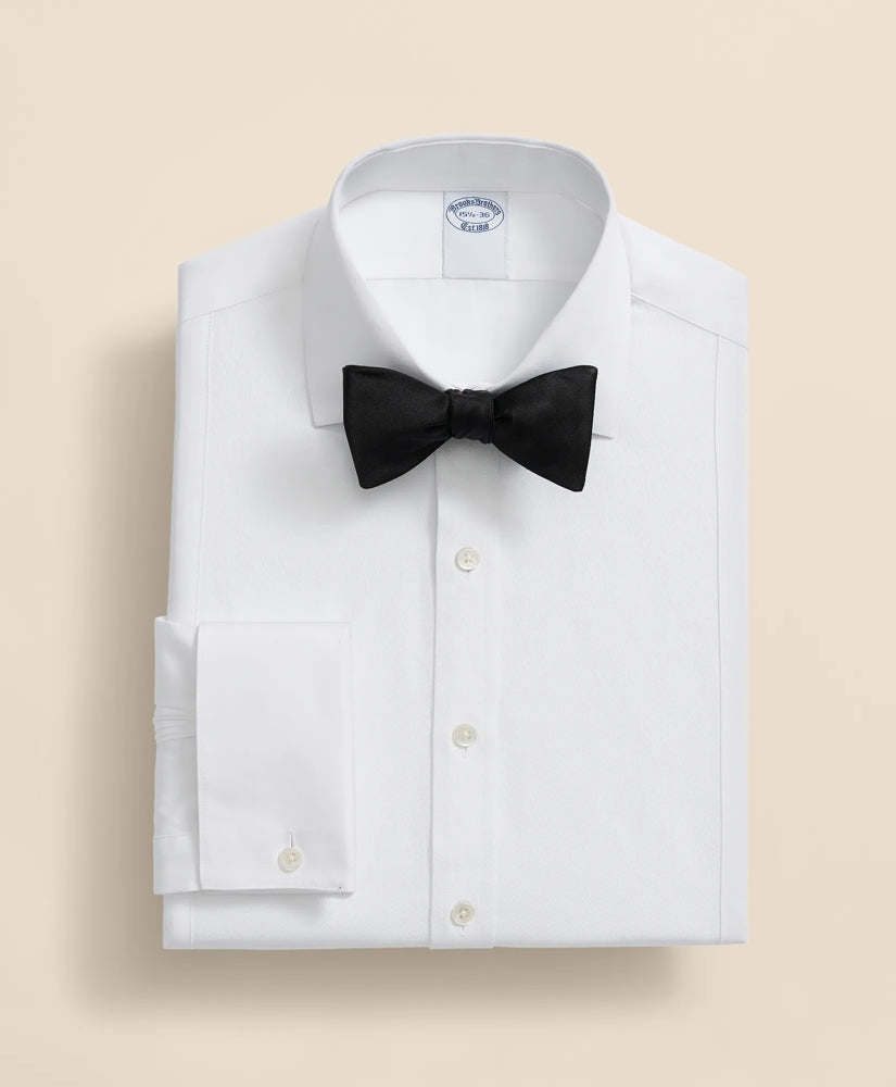 Supima® Cotton Poplin English Collar, Pique Bib Tuxedo Shirt