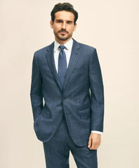Traditional Fit Wool Windowpane 1818 Suit