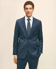 Slim Fit Wool Checked 1818 Suit