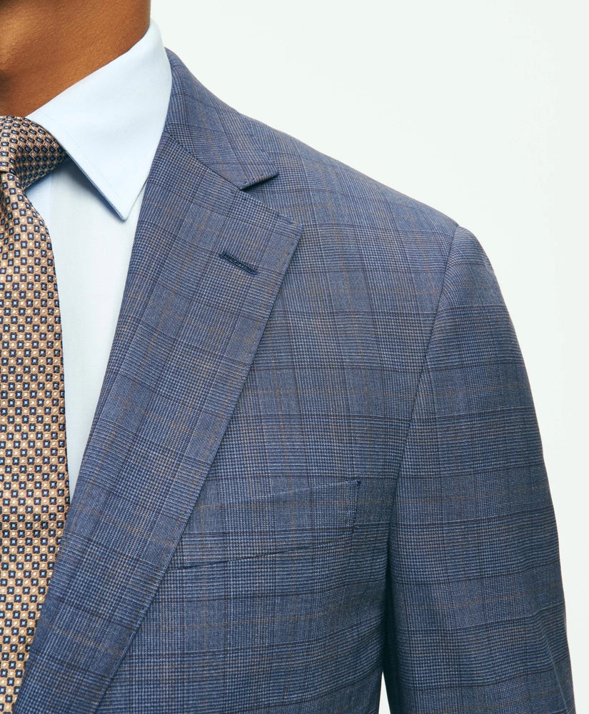 Classic Fit Wool Checked 1818 Suit